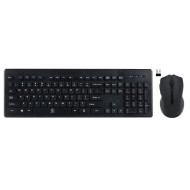 REBELTEC MILLENIUM - ENSEMBLE SANS FIL CLAVIER ET SOURIS NOIR