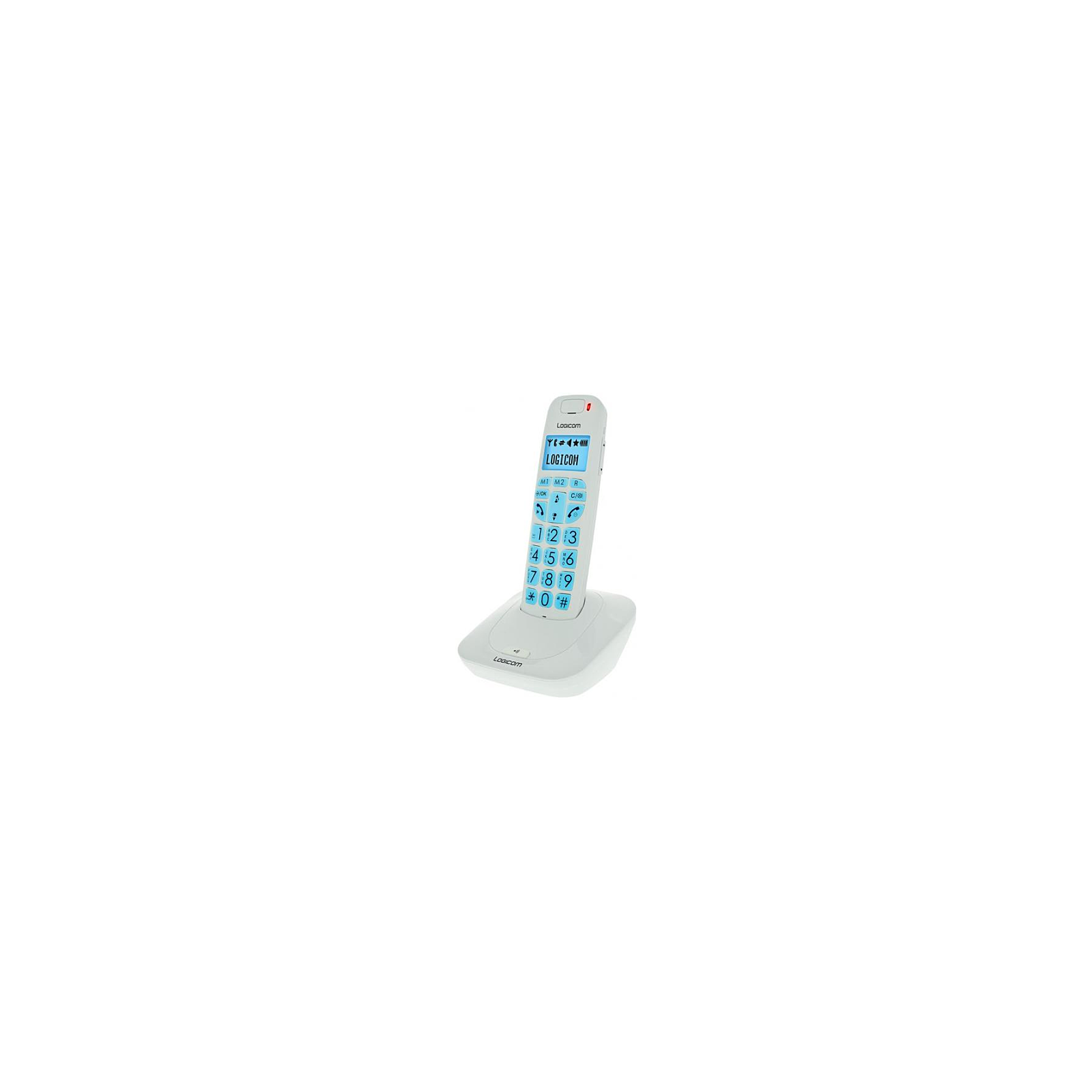 LOGICOM CONFORT 150 - TÉLÉPHONE FIXE SANS FIL BLANC