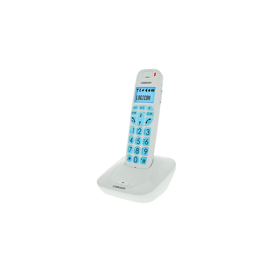 LOGICOM CONFORT 150 - TÉLÉPHONE FIXE SANS FIL BLANC