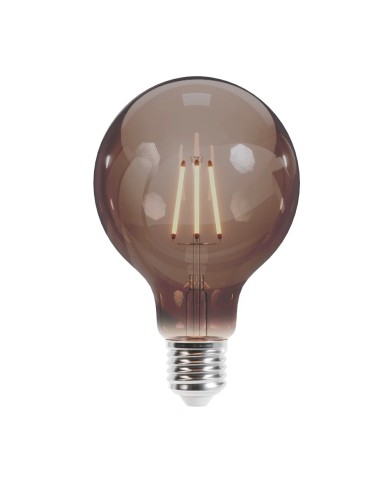 AMPOULE LED DÉCORATIVE E27 G95 4W 230V 2000K 400lm - FINITION FILAMENT VINTAGE