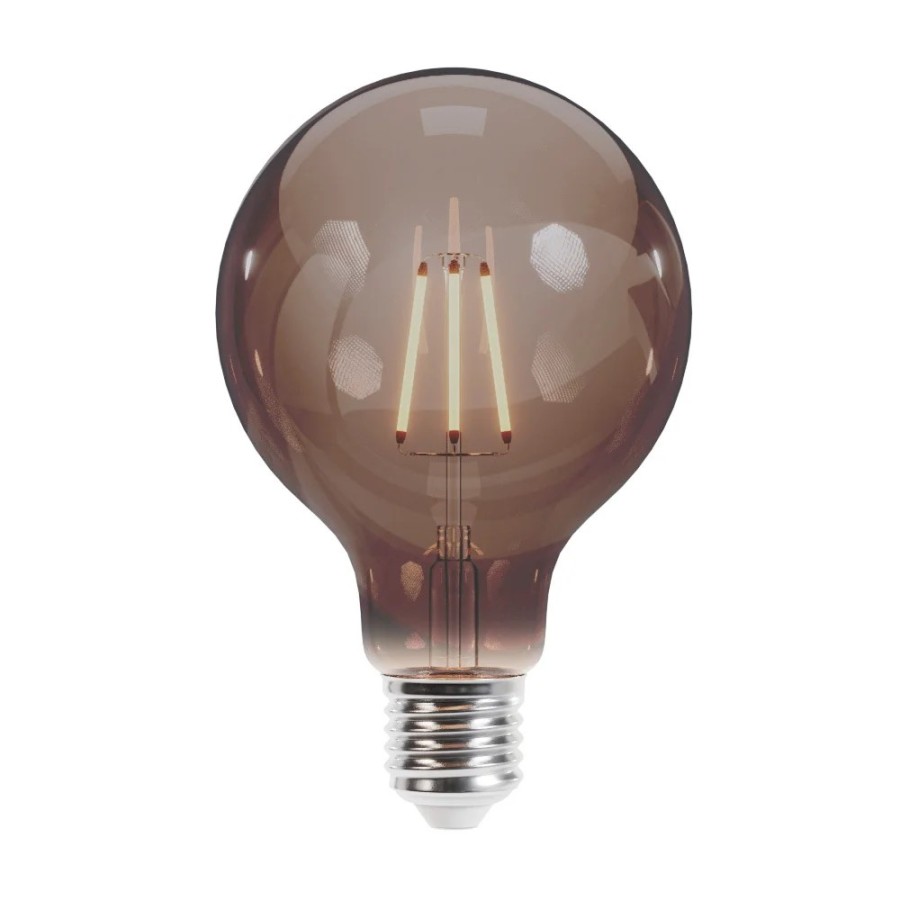AMPOULE LED DÉCORATIVE E27 G95 4W 230V 2000K 400lm - FINITION FILAMENT VINTAGE