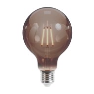 AMPOULE LED DÉCORATIVE E27 G95 4W 230V 2000K 400lm - FINITION FILAMENT VINTAGE