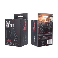 MAXLIFE MXCH-03 - SUPPORT DE VOITURE UNIVERSEL À VENTOUSE AVEC BRAS EXTENSIBLE NOIR