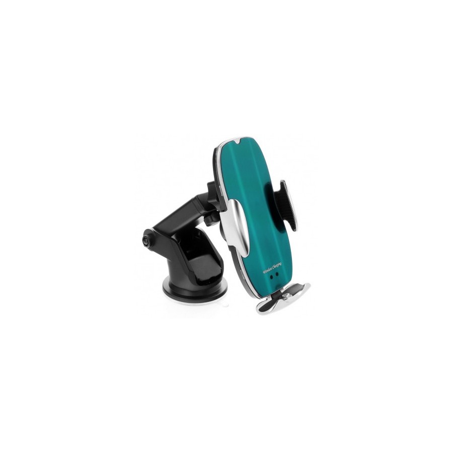 HS2 SMART-CHARGE - SUPPORT DE VOITURE AUTOMATIQUE AVEC CHARGEUR SANS FIL 15W ET 3 EMBOUTS MAGNÉTIQUES