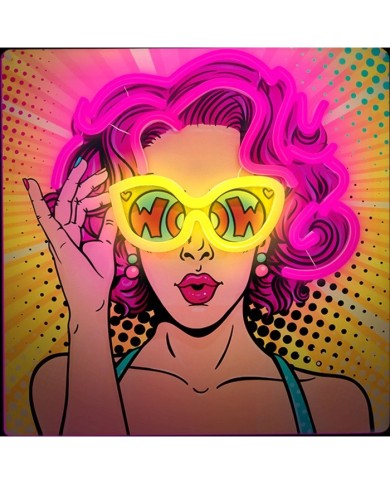 NEON LED POP ART STYLE FEMME FOREVER LIGHT AVEC VARIATEUR