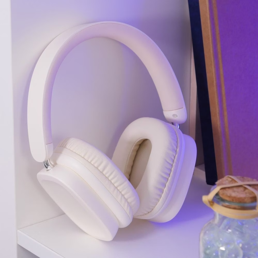 CASQUE SANS FIL BT - HOCO W51 - BLANC LAIT