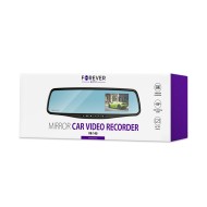 RÉTROVISEUR CONNECTÉ 2-EN-1 ET CAMÉRA EMBARQUÉE (DASHCAM) INTÉGRÉE FOREVER NOIR