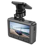 DOUBLE CAMÉRA EMBARQUÉE (DASHCAM) HOCO DV3 ÉCRAN 2,45" 1080P/30FPS NOIRE
