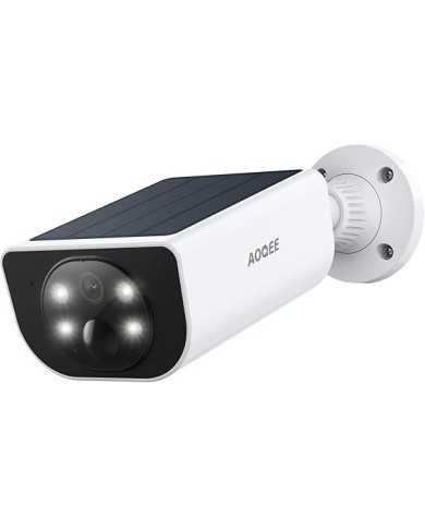 CAMÉRA DE SURVEILLANCE SANS FIL SOLAIRE AOQEE 2K 3MP WIFI IP65