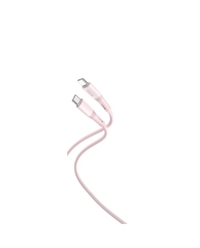 CÂBLE USB-C VERS C - XO NB-Q226B - PD 60W 1M ROSE