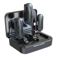DOUBLE MICROPHONE SANS FIL DEVIA KINTONE SERIES M8-2 2 EN 1 NOIR