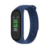 BRACELET DE FITNESS CONNECTE FOREVER SB-50 TRACEUR D ACTIVITE ET FREQUENCE CARDIAQUE BLEU MARINE