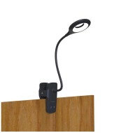 MINI LAMPE DE LECTURE SANS FIL CLIP WOZINSKY LED NOIR