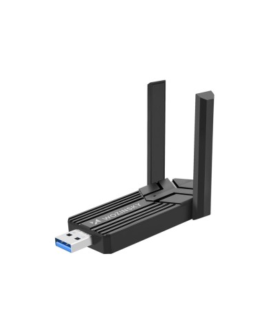 ADAPTATEUR WIFI USB 3.0 WOZINSKY WAX-1800 DOUBLE BANDE WIFI 6 NOIR