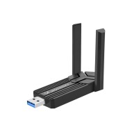 ADAPTATEUR WIFI USB 3.0 WOZINSKY WAX-1800 DOUBLE BANDE WIFI 6 NOIR