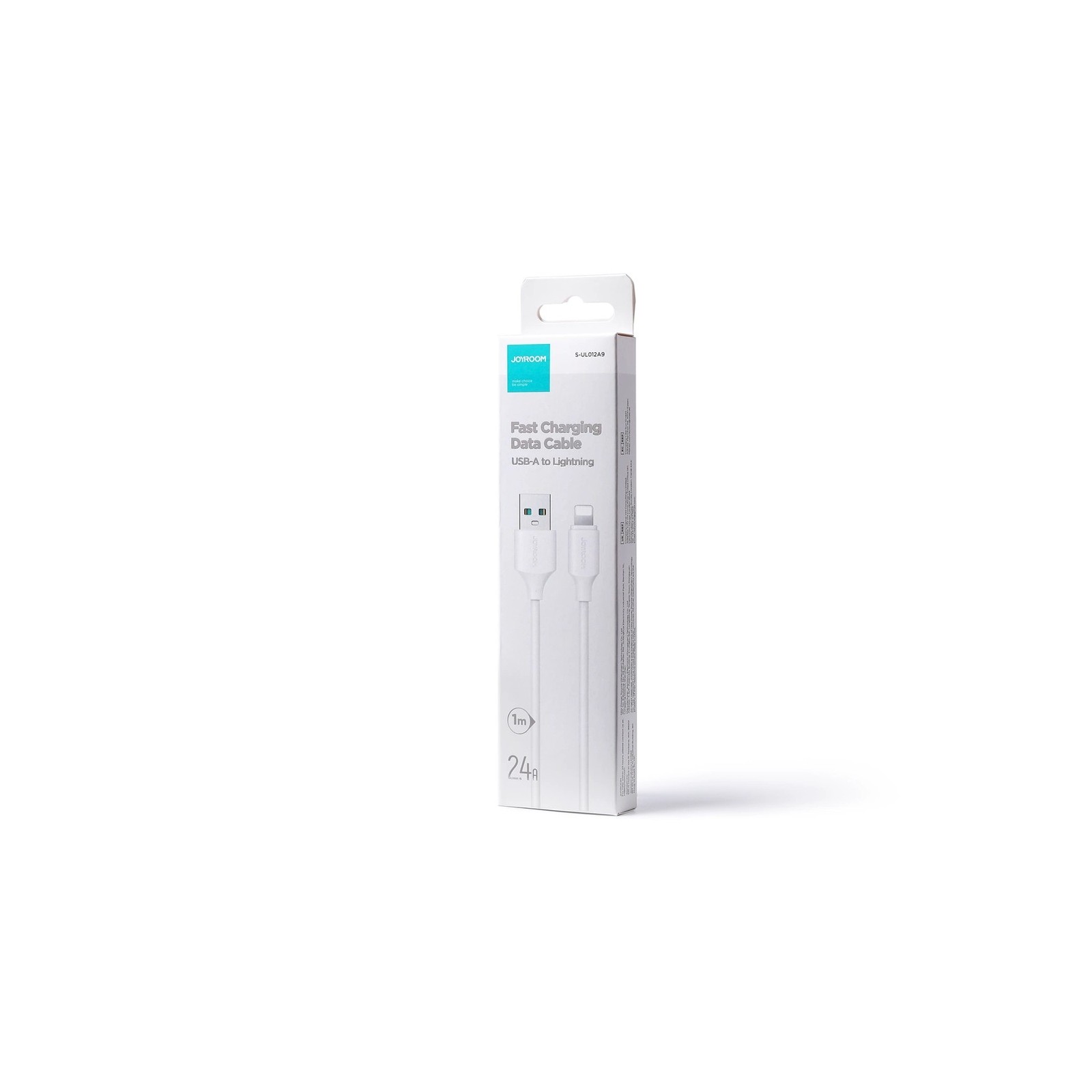CÂBLE USB-A VERS LIGHTNING (IPHONE) - JOYROOM S-A9 - 12W 1M BLANC