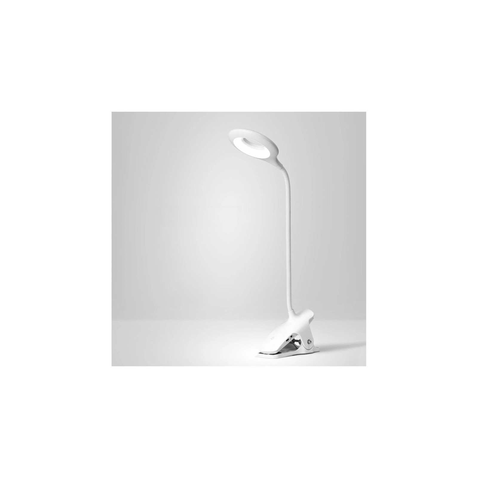 LAMPE DE LECTURE CLIP SANS FIL LED WOZINSKY USB-C BLANC