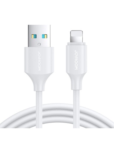 CÂBLE USB-A VERS LIGHTNING (IPHONE) - JOYROOM S-A9 - 12W 1M BLANC
