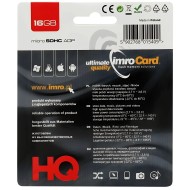 CARTE MÉMOIRE MICROSD IMROCARD + ADAPTATEUR SD - CLASS 10 - 16GO NOIR
