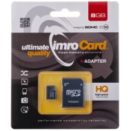 CARTE MEMOIRE MICRO-SD IMROCARD CLASS 10 8GO NOIR
