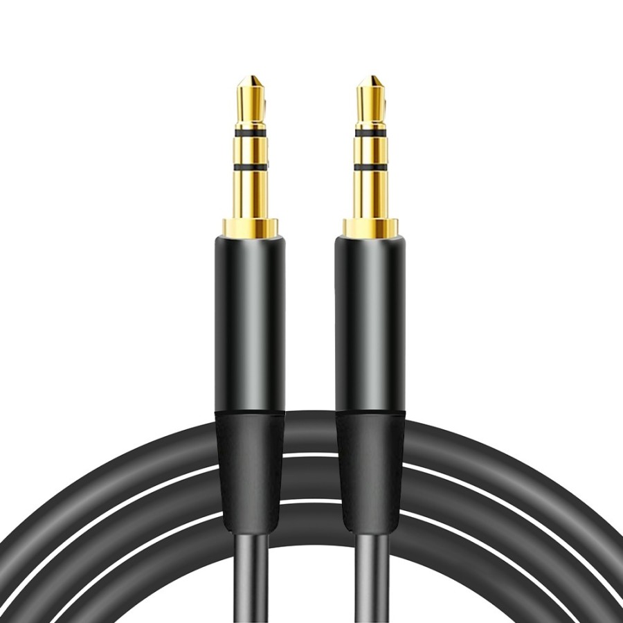 CÂBLE 3.5 MM VERS 3.5 MM MAXLIFE MXAUX-01 1M NOIR