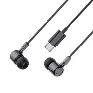 ÉCOUTEURS FILAIRES + TÉLÉCOMMANDE + MICRO - XO-EP81 - USB-C - NOIR