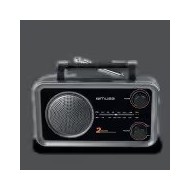 RADIO PORTABLE TRANSISTOR MUSE M-056 NOIR - DOUBLE BANDE FW/MW AVEC PRISE AUXILIAIRE