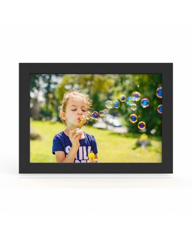CADRE PHOTO CONNECTÉ WOZINSKY WRC-32 - ÉCRAN TACTILE IPS 10,1 POUCES 32 GO - APPLI FRAMEO - NOIR