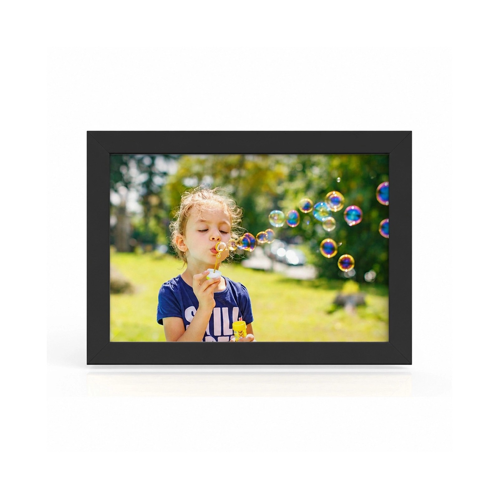 CADRE PHOTO CONNECTÉ WOZINSKY WRC-32 - ÉCRAN TACTILE IPS 10,1 POUCES 32 GO - APPLI FRAMEO - NOIR